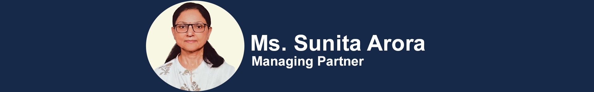 Ms. Sunita Arora